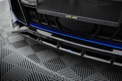 💫Street+ Splitter Anteriore V.2 adatto per BMW X5 M-Pack G05 FL Nero💫