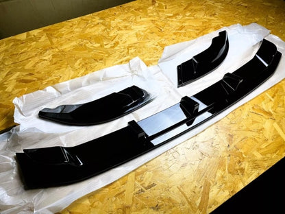 💯Kit splitter nero lucido adatto per VW Transporter T6 T6.1💯