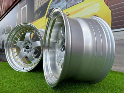 ADATTO PER BMW E30 CERCHI IN LEGA 17 inch 4X100 8.5J + 10J Lavoro S1 style