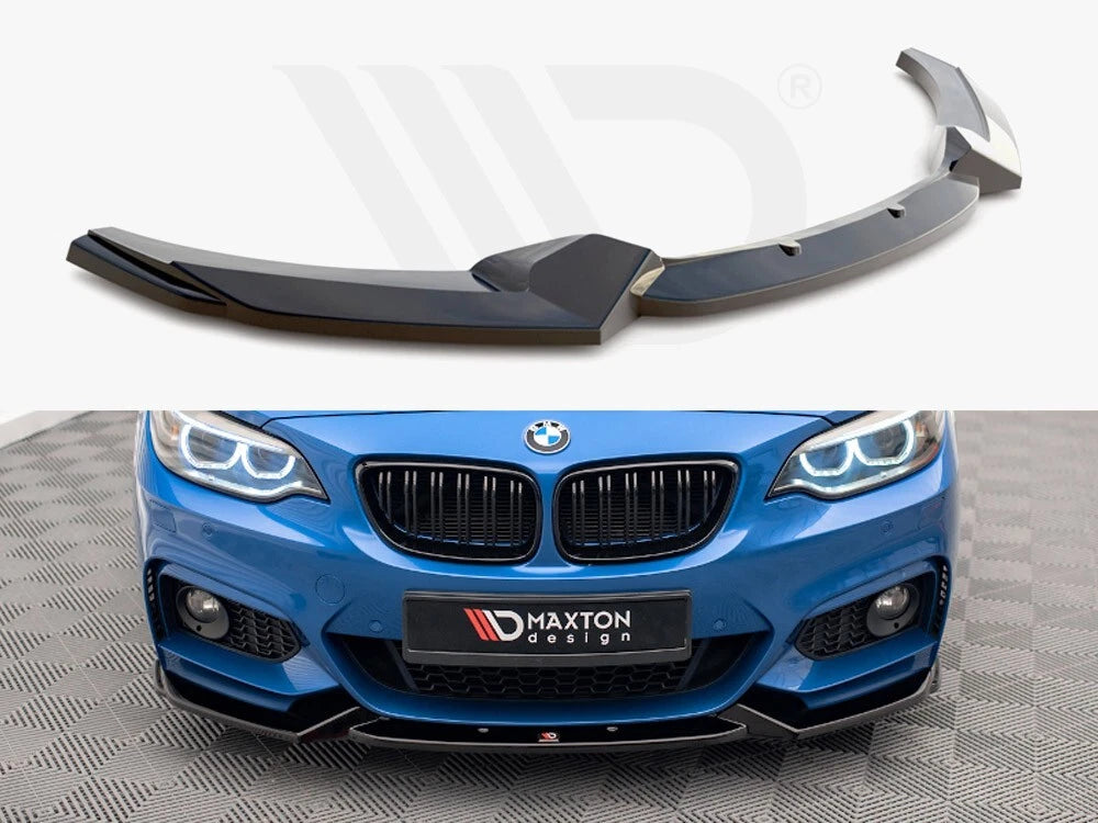 💕 Splitter adatto per  BMW 2 M-Pack F22 nero lucido 💕