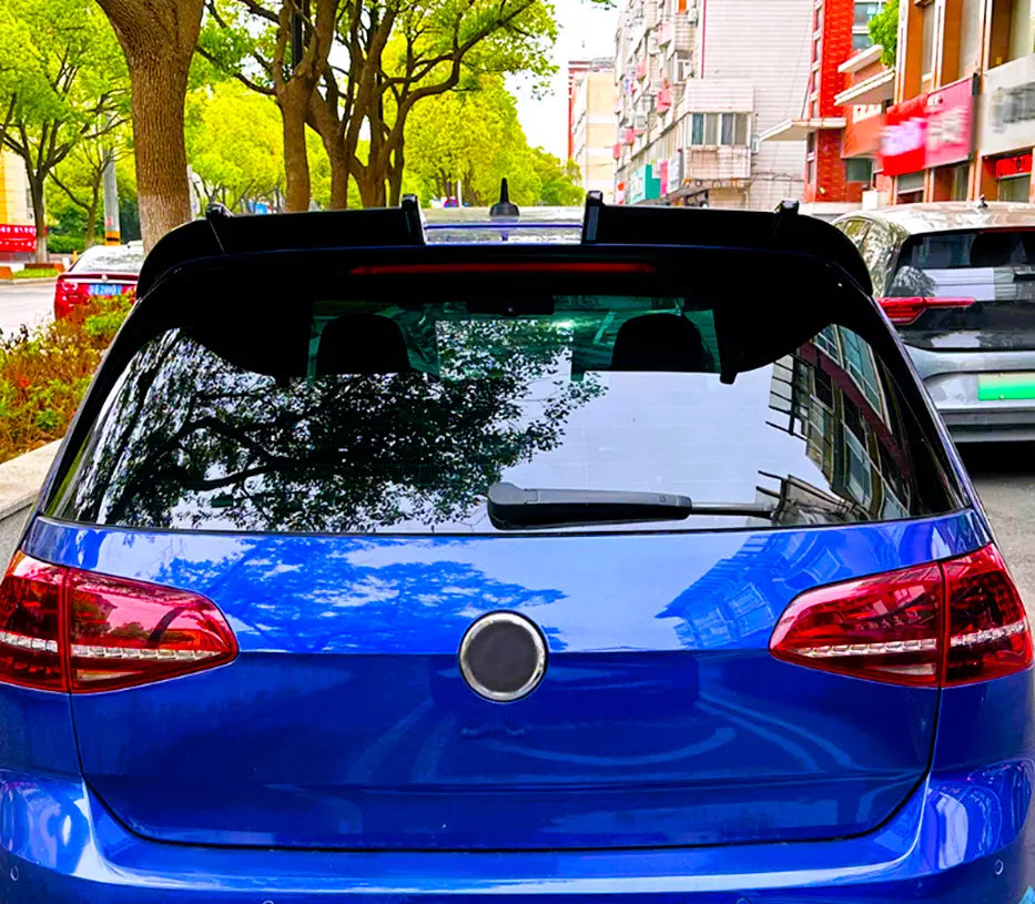 😍Kit spoiler nero lucido adatto per VW Golf MK7 GTD GTI R😍