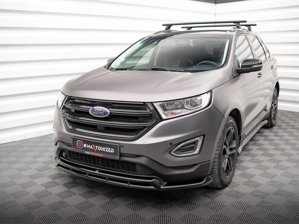 💕 Splitter   adatto per   Ford Edge MK2   nero lucido 💕