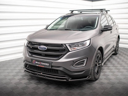 💕 Splitter   adatto per   Ford Edge MK2   nero lucido 💕