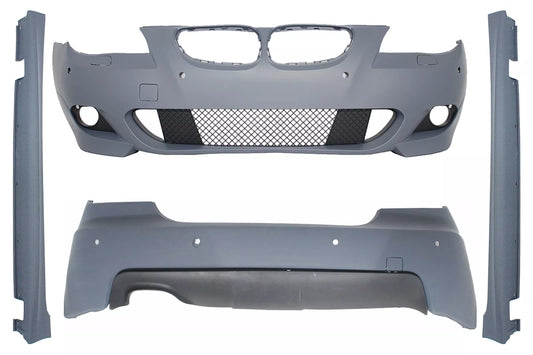🤩Body Kit per BMW 5 E60 03-07 M-Technik Look paraurti Minigonne PDC 24mm🤩