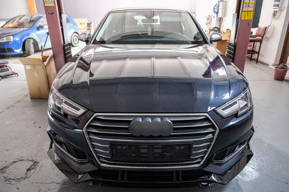 😍Splitter adatto per Audi A4 B9 8W S-Line 16-18 Nero lucido😍