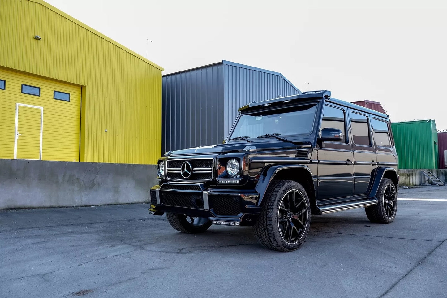 ⭐Estensione DRL LED spoiler paraurti anteriore per Mercedes G W463 89-17⭐