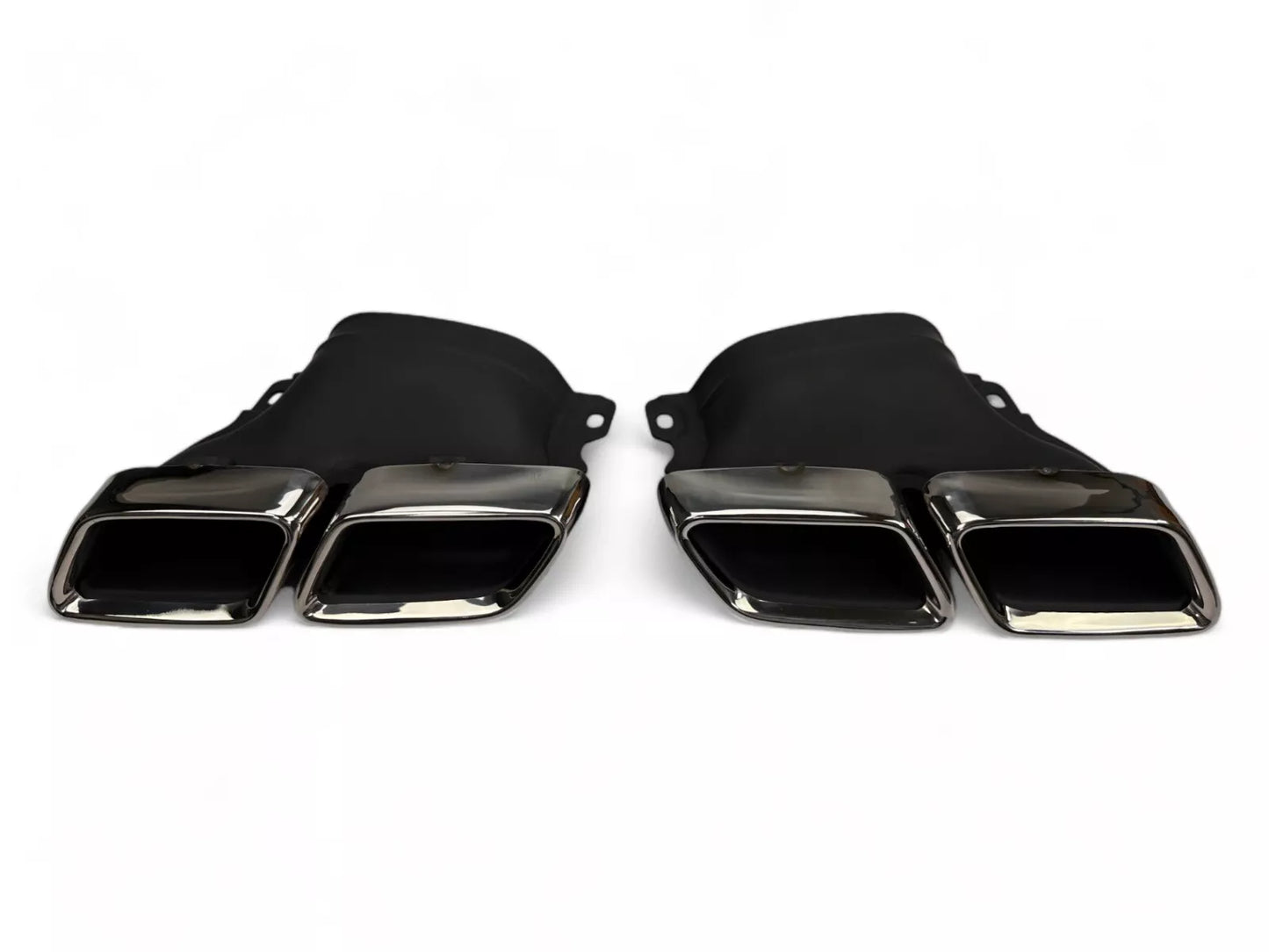 💯Diffusore+ Terminali Di Scarico (CROMATO) Adatto Per Mercedes S-KL. C217.💯