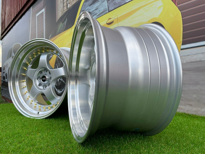 ADATTO PER BMW E30 CERCHI IN LEGA 17 inch 4X100 8.5J + 10J Lavoro S1 style