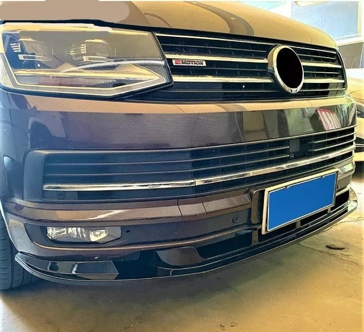 💯Kit splitter nero lucido adatto per VW Transporter T6 T6.1💯