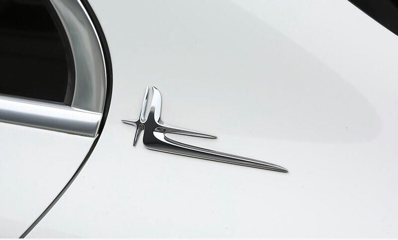 For Mercedes X253 and W205 Chrome Emblem Ornament Tuning Long Version 