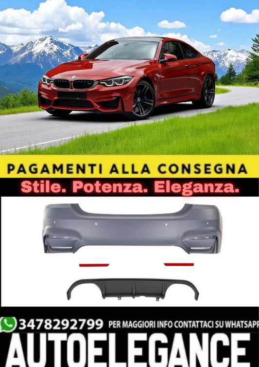 💫Paraurti Posteriore Look M4 per BMW Serie 4 F32/F36 (2013–2020)💫