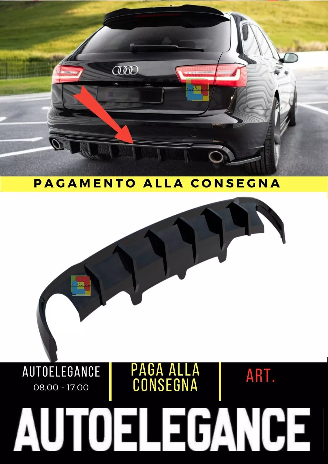 Diffusore adatto per Audi A6 Avant C7