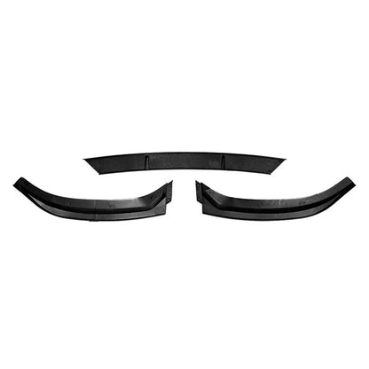 Kit splitter nero lucido adatto per Audi A3 S3 S Line 8V Gloss 17-20