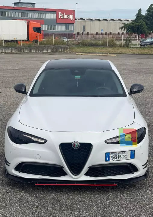 🔥0037 Splitter adatto per alfa romeo giulietta NERO LUCIDO LOOK RS LAMA🔥