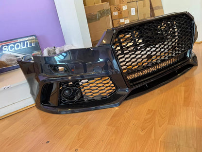 1339 PARAURTI ANTERIORE ADATTO PER AUDI A6 C7 4G 2011-2015 LOOK RS6 CON GRIGLIA