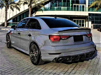 💙Spoiler Posteriore in Fibra di Carbonio adatto per Audi A3 S3 RS3 8V Berlina💙