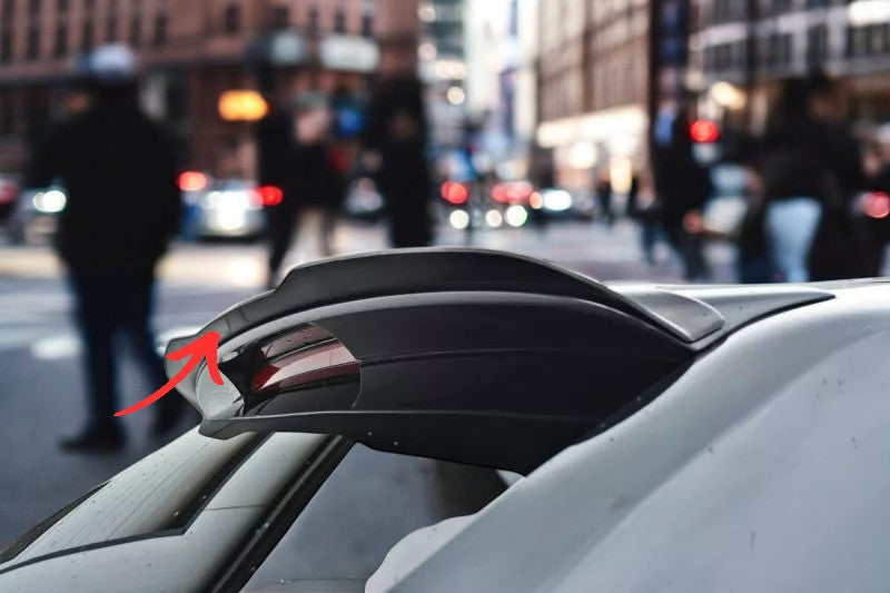 ✨SPOILER ALA AGGIUNTIVA nero lucido ABS per Audi S3 8P lifting 2009-2013✨