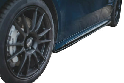 ✨MINIGONNE laterali Nero Lucido ABS Per Mercedes A35 AMG W177✨