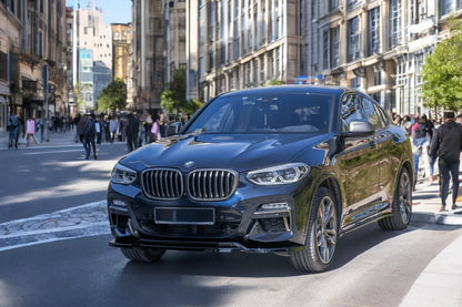 ✨MINIGONNE design nero lucido ABS ADATTE per BMW X4 M Sport G02 2018+ ✨