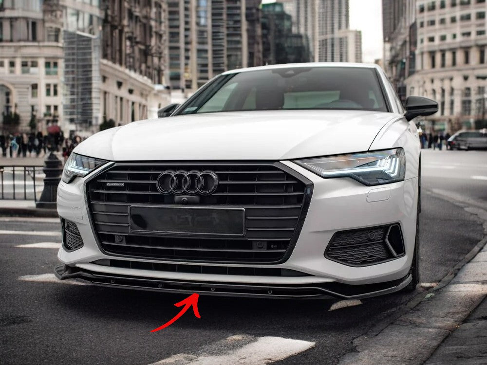 ✨SPLITTER Anteriore V3 Design Lucido Audi A6 C8 2019+✨