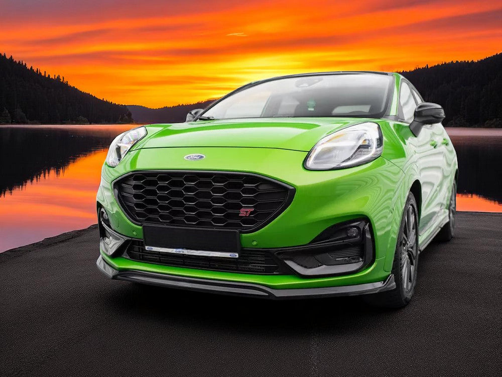 🔥Splitter Anteriore V2 in ABS Nero Lucido per Ford Puma ST🔥