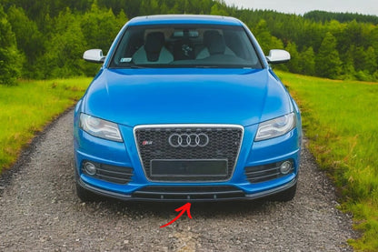 ✨Splitter anteriore design nero lucido ABS Per Audi S4 A4 S-Line B8✨