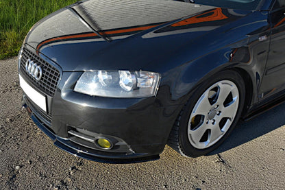 🔥Splitter Anteriore in ABS Nero Lucido per Audi A3 8P Sportback 05-08 🔥