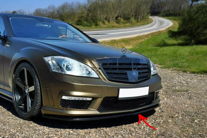 ✨SPLITTER Design Lucido ABS per Mercedes Classe S W221 Amg✨