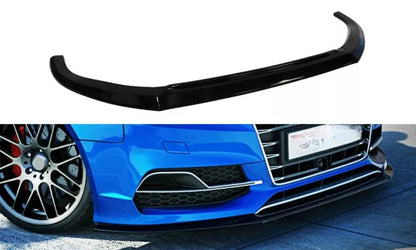 🔥Splitter Anteriore in ABS Nero Lucido per Audi S3 Berlina / Cabriolet & A3 🔥