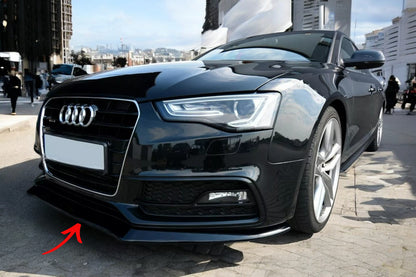 ✨Splitter V1 design lucido ABS per Audi S5/A5 S-Line 8T FL 2011-2016✨