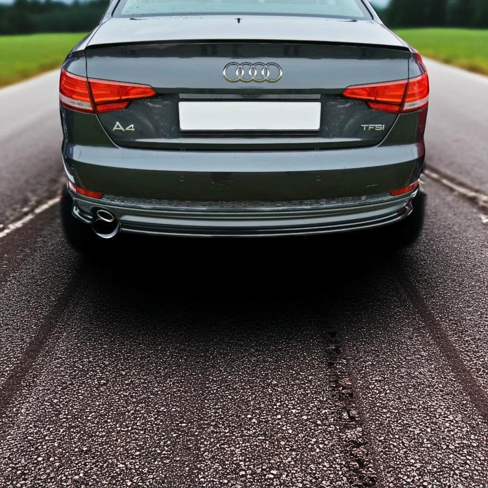 🔥Diffusore Posteriore in ABS Nero Lucido per Audi A4 B9 Berlina (2016–in poi 🔥