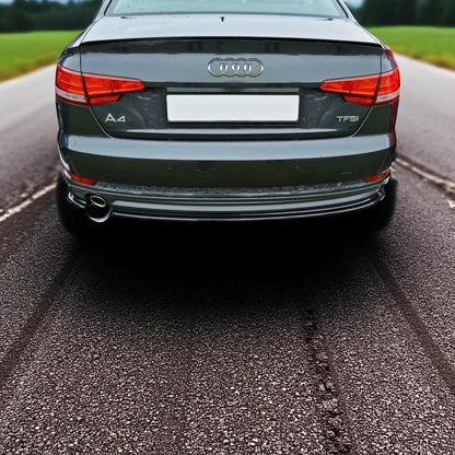 🔥Diffusore Posteriore in ABS Nero Lucido per Audi A4 B9 Berlina (2016–in poi 🔥