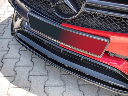 🔥Splitter Anteriore V1 in ABS Nero Lucido per Mercedes A45 AMG W176 Facelift 🔥