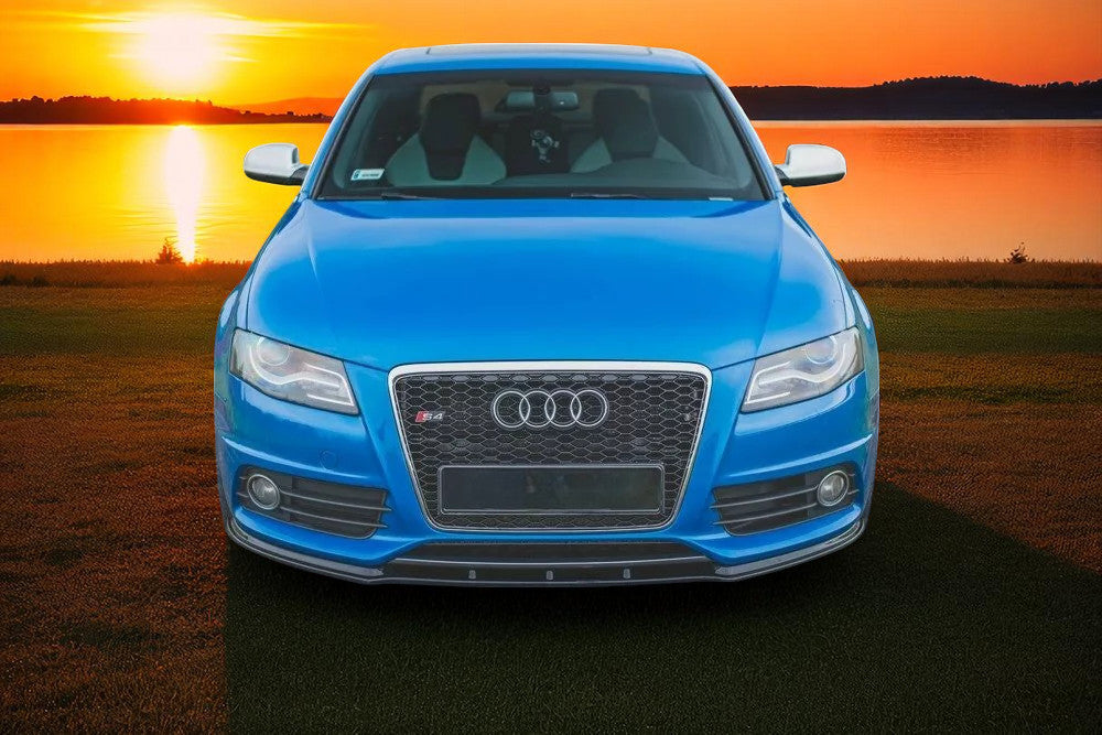 🔥Splitter Anteriore in ABS Nero Lucido per Audi S4 / A4 S-Line B8 (2008–2015)🔥