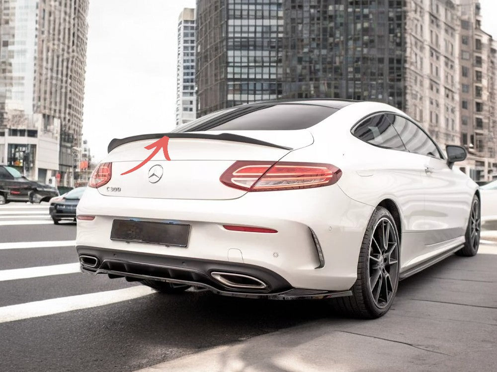 ✨SPOILER ALA AGGIUNTIVA per Mercedes C W205 Coupe AMG-Line 2015-2021✨