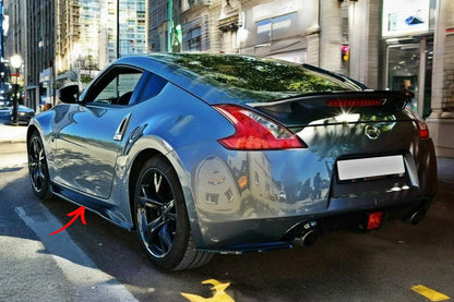 ✨MINIGONNE Laterali Design Nero Lucido ABS Per Nissan 370Z✨