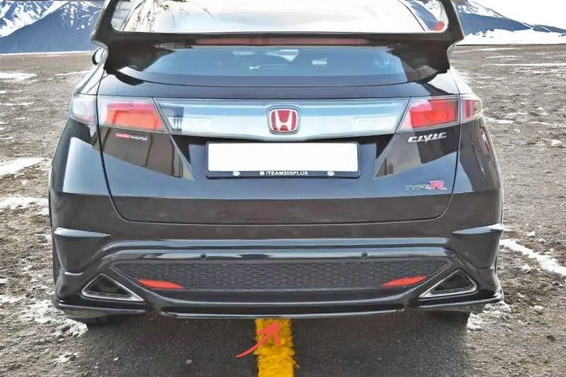 ✨Splitter posteriore centrale nero lucido ABS per Honda Civic Mk8 tipo S/R✨