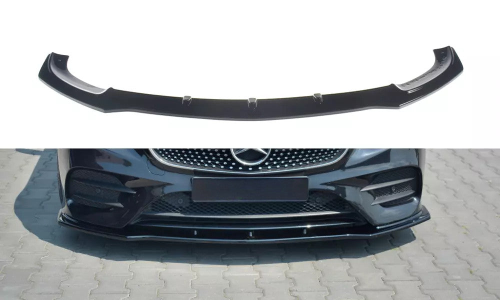 ✨Sdoppiatore Anteriore V1 in ABS Nero Lucido per Mercedes Classe E Coupé W213 ✨