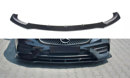 ✨Sdoppiatore Anteriore V1 in ABS Nero Lucido per Mercedes Classe E Coupé W213 ✨