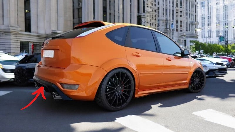 ✨Diffusore design lucido nero ABS adatto Per Ford Focus Mk2 ST lifting 07-11✨