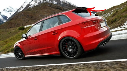 ✨SPOILER ALA AGGIUNTIVA NERO Lucido per Audi S3 8V Sportback/A3 8V Sline 13-20✨