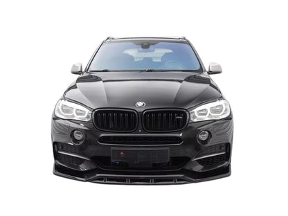✨Splitter anteriore V3 design nero lucido ABS per BMW X5 M-Pack F15✨