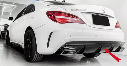 ✨Diffusore+ Terminali Di Scarico (CROMATI)Adatto Per  Mercedes  CLA 45 AMG✨