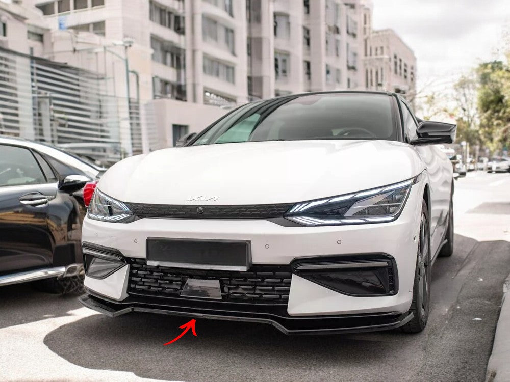 ✨SPLITTER V1 ADATTO per Kia EV6 GT-Line MK1 Nero Lucido ABS 2021+✨