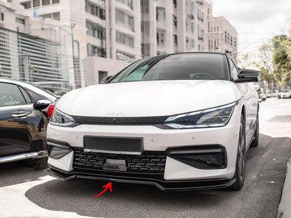 ✨SPLITTER V1 ADATTO per Kia EV6 GT-Line MK1 Nero Lucido ABS 2021+✨