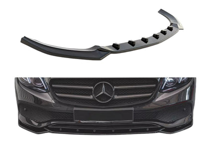 ✨Splitter Anteriore Design Nero Lucido ABS per Mercedes E W213 ( 2016-2021 )✨