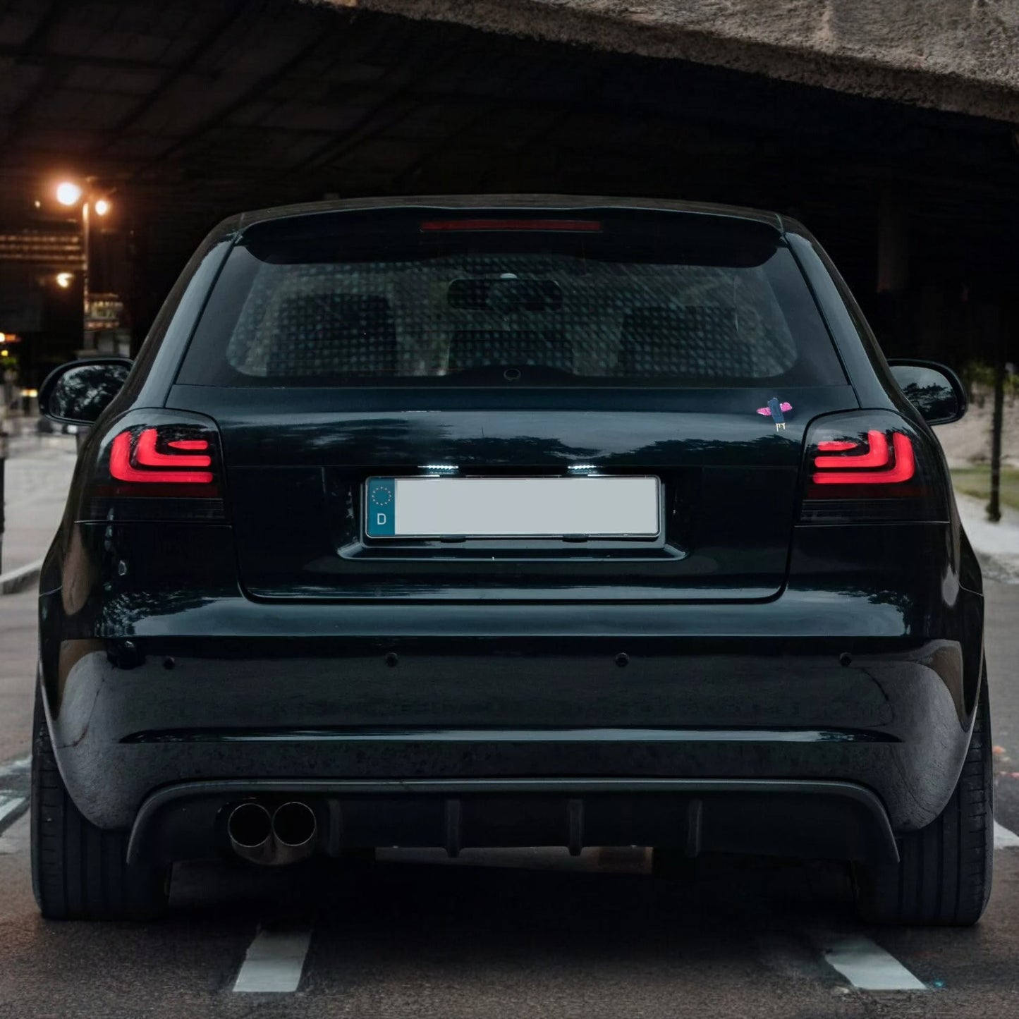 Luci posteriori LED per AUDI A3 8P luci posteriori nere frecce sinistra destra