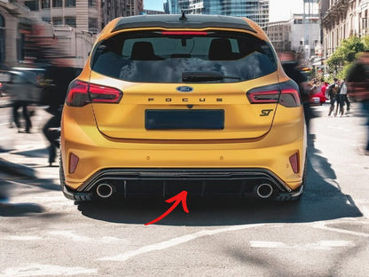 ✨DIFFUSORE posteriore  nero lucido ABS per Ford Focus ST MK4 2019+✨