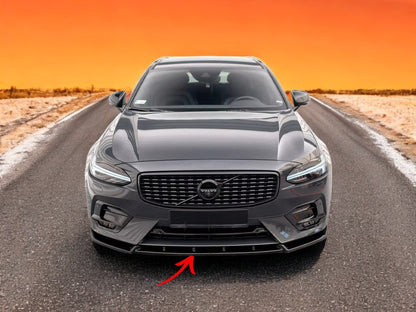 ✨SPLITTER per Volvo V90 R-Design MK2 Nero Lucido ABS 2016-2020✨