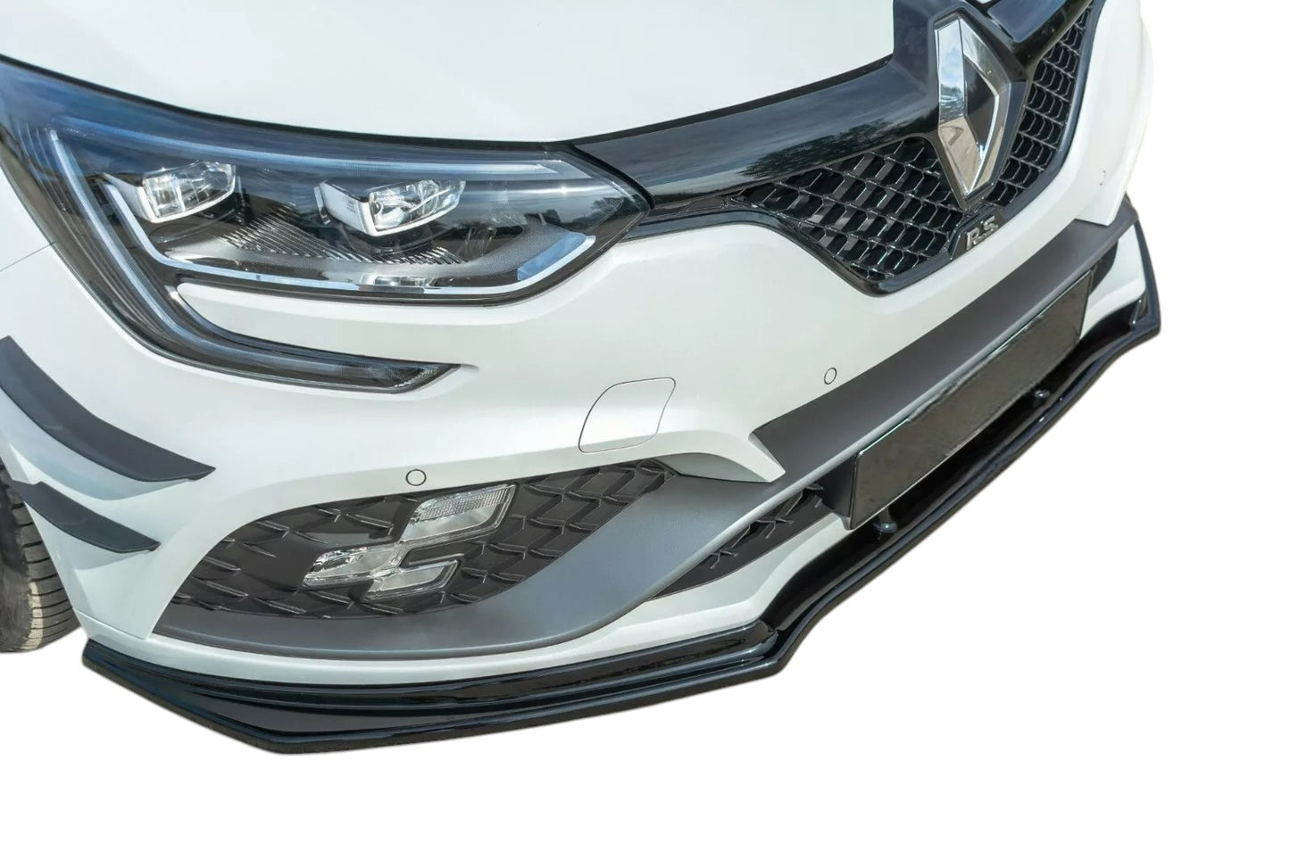 ✨Splitter V1 design nero lucido per Renault Megane Mk4 Rs 18-20 ✨